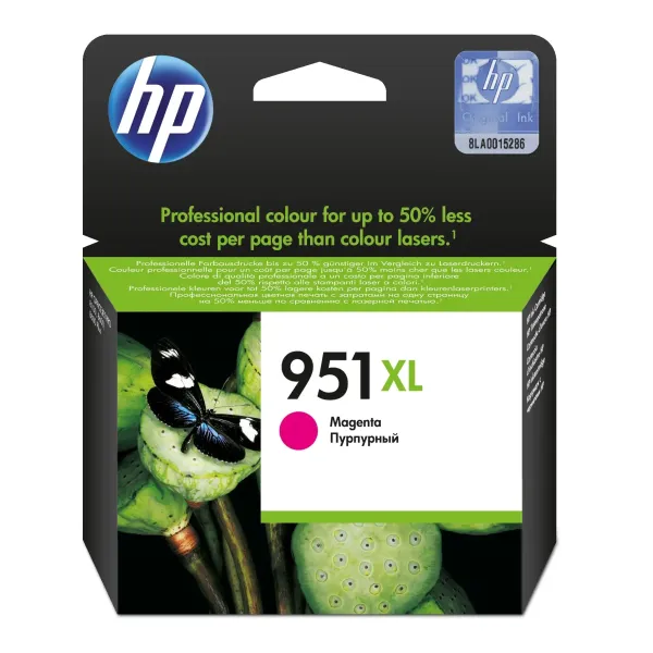 HP 951XL Magenta CN047AE - Cartucho de Tinta Original