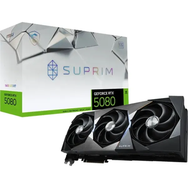 MSI Suprim SOC GeForce RTX 5080 16GB GDDR7
