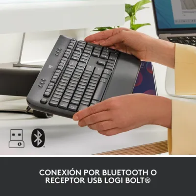 Logitech Signature K650 teclado Oficina RF Wireless + Bluetooth