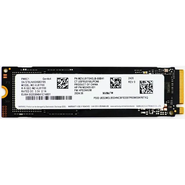 Samsung PM9C1 512GB SSD OEM Version PCIe 4.0 a 4950MB/s