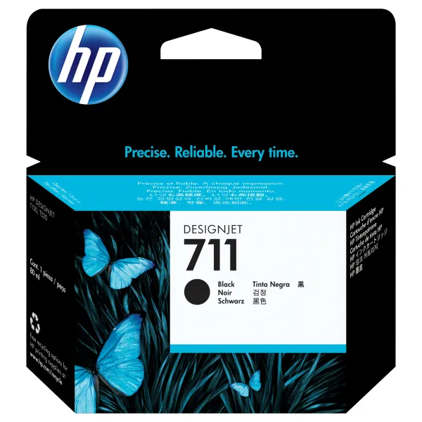 HP 711 Negro CZ133A - Cartucho de Tinta Original