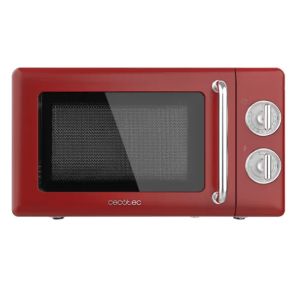 Cecotec ProClean 3110 Retro Microondas con Grill 20L 700W Rojo