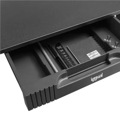 Iggual em1c elevador monitor 1 cajón negro Iggual em1c elevador monitor 1 cajón negro