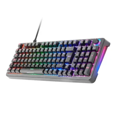 Teclado Mecanico Mkpro Switch Linear Silent Rgb Negro Mars