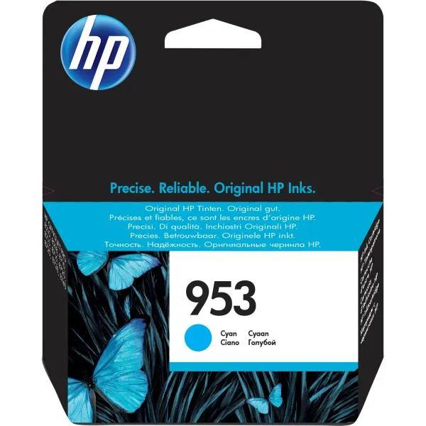 HP 953 Cian F6U12AE - Cartucho de Tinta Original