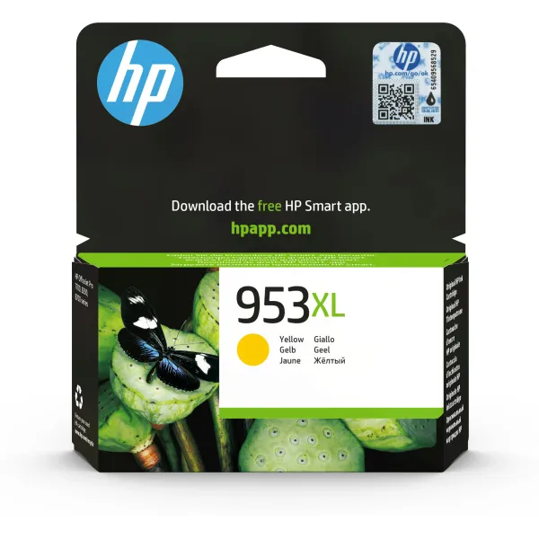 HP 953XL Amarillo F6U18AE - Cartucho de Tinta Original
