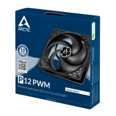 Arctic P12 PWM Ventilador 120mm Negro