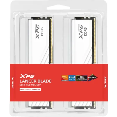Adata XPG Lancer Blade RGB White KIT 16GB DDR5 a 6000MHz CL36 Adata XPG Lancer Blade RGB White KIT 16GB DDR5 a 6000MHz CL36