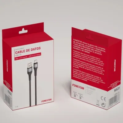Cable USB 2.0 Tipo-C Fonestar USB-CA/ USB Tipo-C Macho - USB