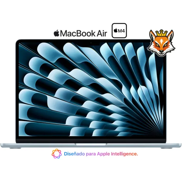 Apple MacBook Air 13 (2025) M4 CPU x10/GPU x8 16GB 256GB SSD Azul cielo