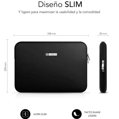 Subblim Business Laptop Sleeve Neoprene para Portátiles hasta
