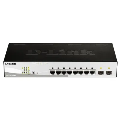 Switch Gestionado D-Link DGS-1210-08P/ 8 Puertos/ RJ45 Switch Gestionado D-Link DGS-1210-08P/ 8 Puertos/ RJ45