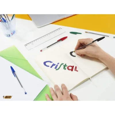 Bolígrafos de Tinta de Aceite Bic Cristal Original 516355/ 10