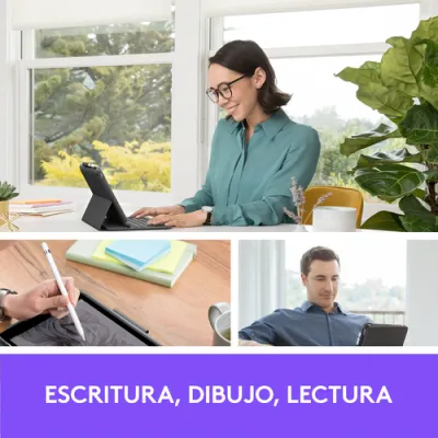 Logitech Slim Folio Funda con Teclado Bluetooth Gris para iPad