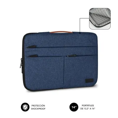 Subblim Funda Air Padding 360 Sleeve Blue para Portátil de