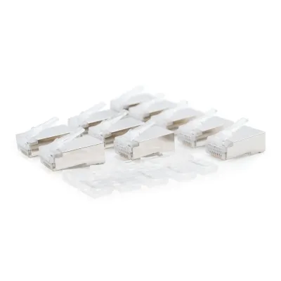 Nanocable Conector RJ45 8 Hilos FTP Cat.6 Pack 10 Unidades Nanocable Conector RJ45 8 Hilos FTP Cat.6 Pack 10 Unidades
