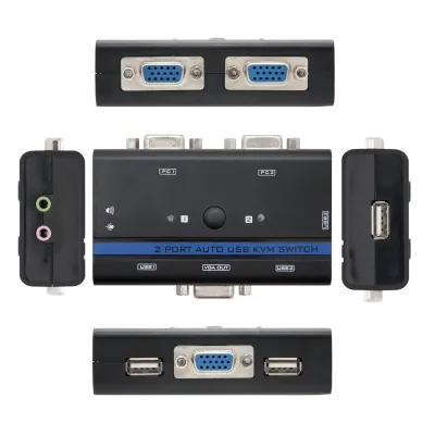 Nanocable Switch KVM VGA/USB/Jack 3.5mm Nanocable Switch KVM VGA/USB/Jack 3.5mm