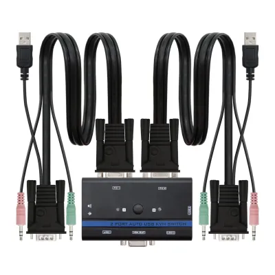 Nanocable Switch KVM VGA/USB/Jack 3.5mm Nanocable Switch KVM VGA/USB/Jack 3.5mm