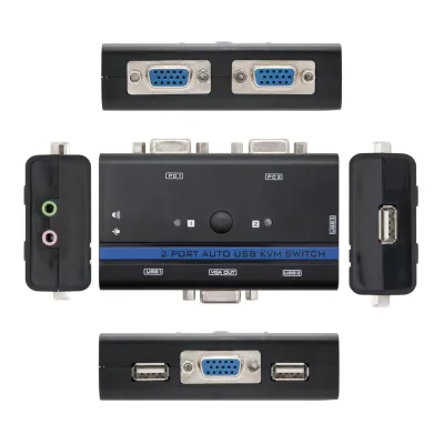 Nanocable Switch KVM VGA/USB/Jack 3.5mm Nanocable Switch KVM VGA/USB/Jack 3.5mm