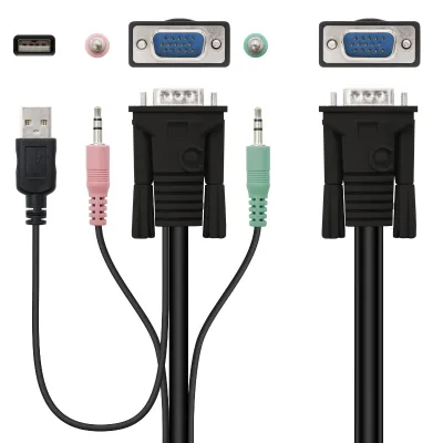 Nanocable Switch KVM VGA/USB/Jack 3.5mm Nanocable Switch KVM VGA/USB/Jack 3.5mm