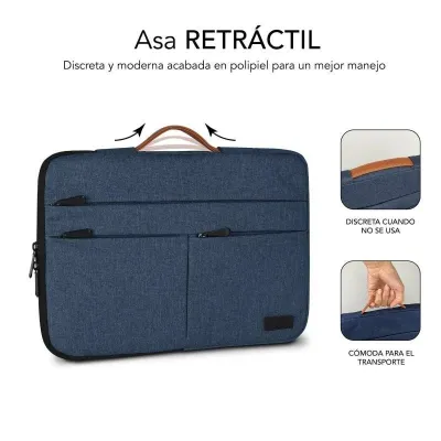 Subblim Funda Air Padding 360 Sleeve Blue para Portátil de