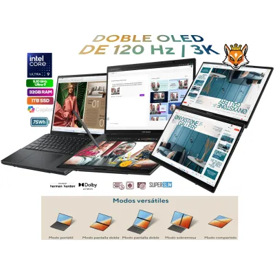 ASUS Zenbook DUO UX8406MA-PZ255W Intel Evo Edition - Intel Core