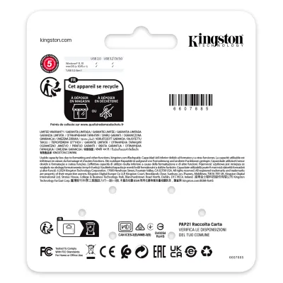 Kingston DataTraveler SE9 G3 Black Níquel-Metal 64GB USB 3.0 Kingston DataTraveler SE9 G3 Black Níquel-Metal 64GB USB 3.0
