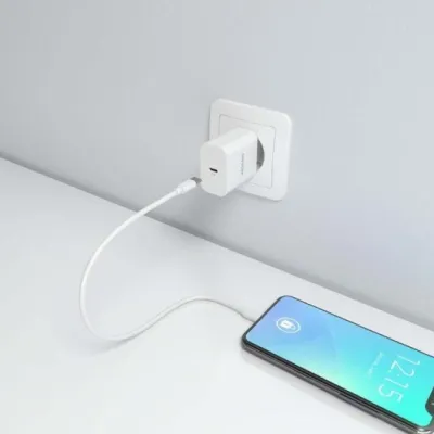 Cargador de Pared GaN Aisens A110-0938/ 1xUSB Tipo-C/ 20W/