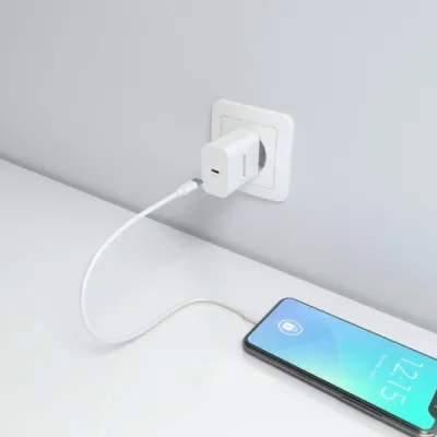 Cargador de Pared GaN Aisens A110-0940/ 1xUSB Tipo-C/ 30W/