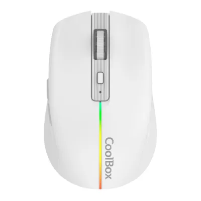 Raton Gaming Optico Wireless Recargable W01 Rgb Blanco Coolbox Raton Gaming Optico Wireless Recargable W01 Rgb Blanco Coolbox
