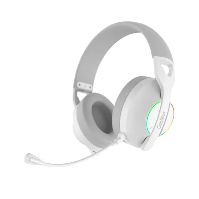 Auricular Bluetooth Con Microfono Wb01 Rgb Blanco Coolbox