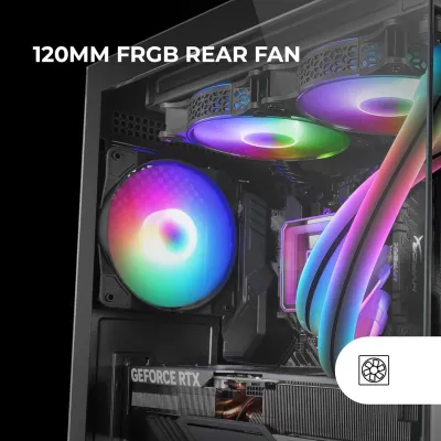MARS GAMING MC-VIEW2 Negra Caja Gaming MicroATX Cristal MARS GAMING MC-VIEW2 Negra Caja Gaming MicroATX Cristal