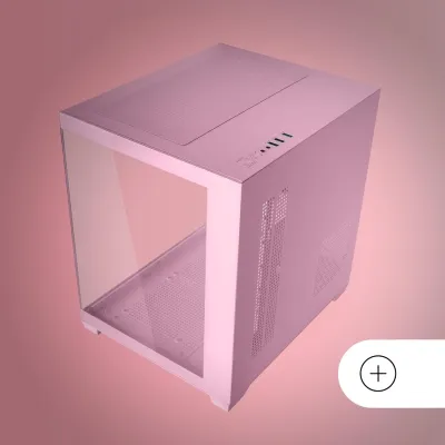MARS GAMING MC-VIEW2P Rosa Caja Gaming MicroATX Cristal MARS GAMING MC-VIEW2P Rosa Caja Gaming MicroATX Cristal