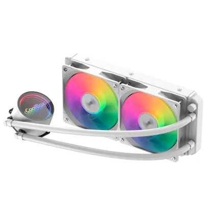 Coolbox Infinite Liquid240 ARGB Blanco 240mm Kit de Coolbox Infinite Liquid240 ARGB Blanco 240mm Kit de