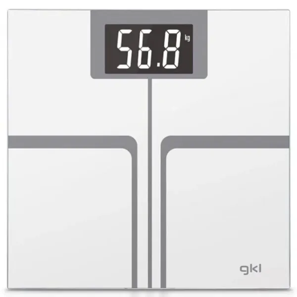 Báscula de Baño GKL Fitmax White/ Hasta 200kg