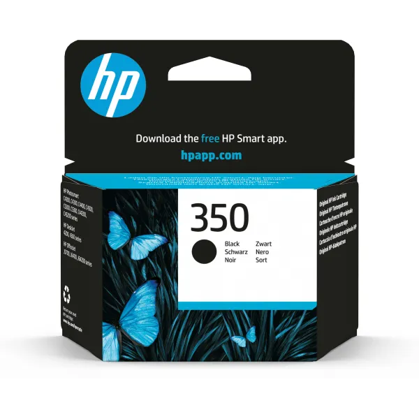 HP 350 negro Original para HP Deskjet D4260, D4300, Photosmart C5280, C4200, Officejet J5780, J5730