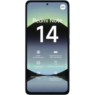 Smartphone Xiaomi Redmi Note 14 6GB/ 128GB/ 6.67'/ Azul Smartphone Xiaomi Redmi Note 14 6GB/ 128GB/ 6.67'/ Azul