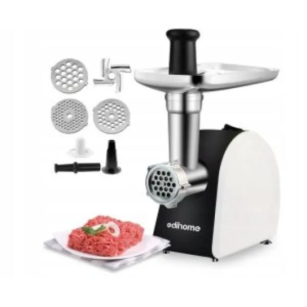 PICADORA DE CARNE EDIHOME LH-322 2200W 3 TIPOS DE CUCHILLAS Y ACCESORIOS