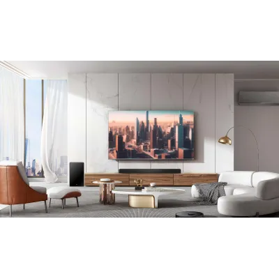 TCL Barra de Sonido Serie Q75H Titanio 620W 5.1.2 con TCL Barra de Sonido Serie Q75H Titanio 620W 5.1.2 con
