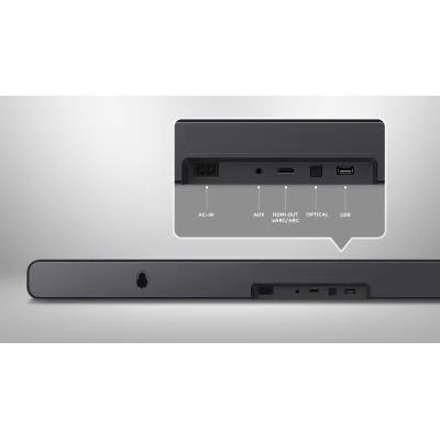 TCL Barra de Sonido Serie S45H Titanio 50W Dolby Atmos 2.0 Dual