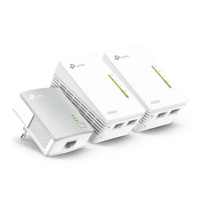 Adaptador Powerline TP-Link WPA4220TKit 500Mbps/ Alcance 300m/ Adaptador Powerline TP-Link WPA4220TKit 500Mbps/ Alcance 300m/