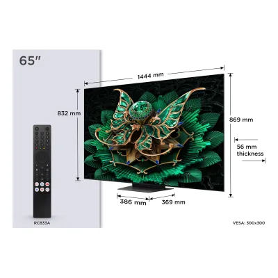 Televisor TCL QLED-Mini LED 65C7K 65'/ Ultra HD 4K/ Smart TV/ Televisor TCL QLED-Mini LED 65C7K 65'/ Ultra HD 4K/ Smart TV/