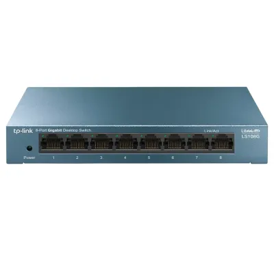 TP-Link LS108G Switch 8 Puertos Gigabit 10/100/1000 Mbps TP-Link LS108G Switch 8 Puertos Gigabit 10/100/1000 Mbps