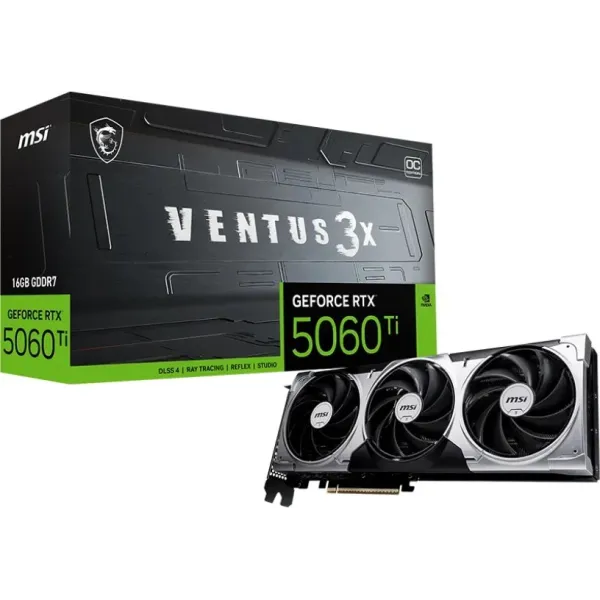 MSI Ventus 3x OC GeForce RTX 5060 Ti 16GB GDDR7