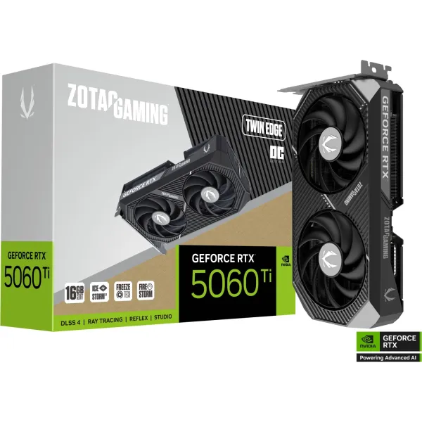 Zotac GAMING GeForce RTX 5060 Ti Twin Edge OC 16GB GDDR7