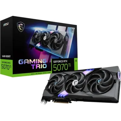 MSI Gaming TRIO Black GeForce RTX 5070 Ti 16GB OC GDDR7