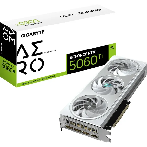 Gigabyte GeForce RTX 5060 Ti Aero OC White 16GB GDDR7