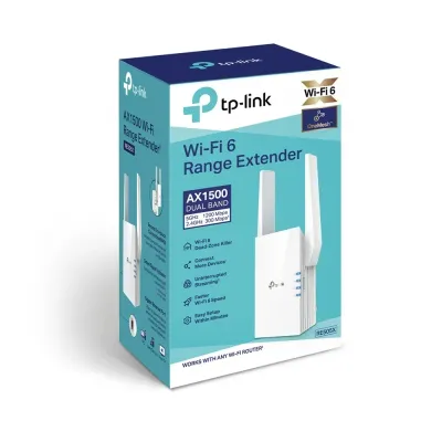 TP-Link RE505X Repetidor/Amplificador WiFi 6 AX1500 Doble Banda