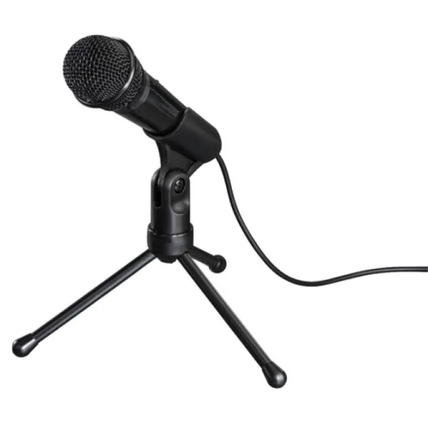 Hama MIC-P35 Micrófono con trípode, 3.5mm PC/Mac cable 2.5m