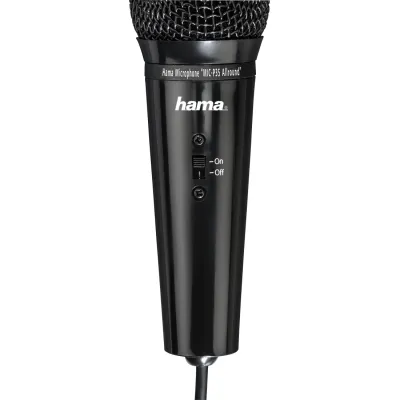 Hama MIC-P35 Micrófono con trípode, 3.5mm PC/Mac cable 2.5m Hama MIC-P35 Micrófono con trípode, 3.5mm PC/Mac cable 2.5m